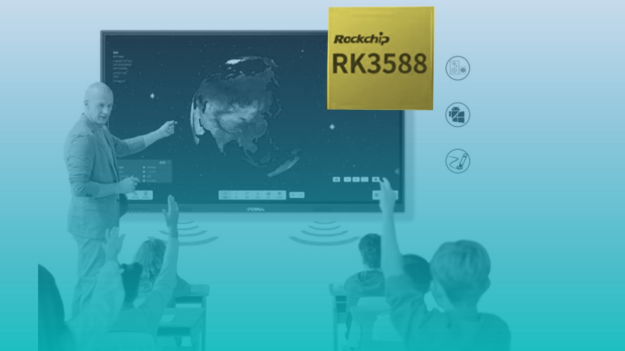 Wyposażony w RK3588 ï¼inteligentną wersję z dużym ekranem, aby przyspieszyć cyfrową transformację branży edukacyjnej