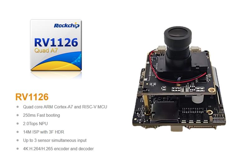 Moduł kamery IP RV1126 przenosi nadzór na wyższy poziom