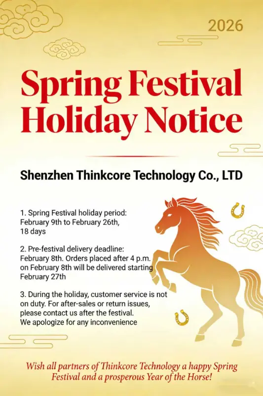 Zawiadomienie o wakacjach festiwalu wiosennego